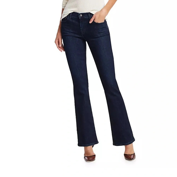 J brand Sallie Mid Rise Boot Cut Jeans - Picture 1 of 7
